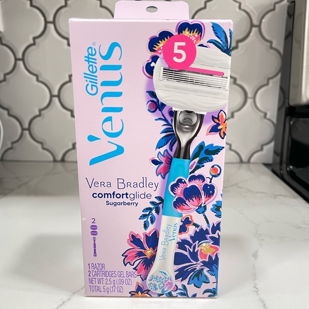Venus ComforGlide Vera Bradley Limited Edition Razor Set Sugarberry